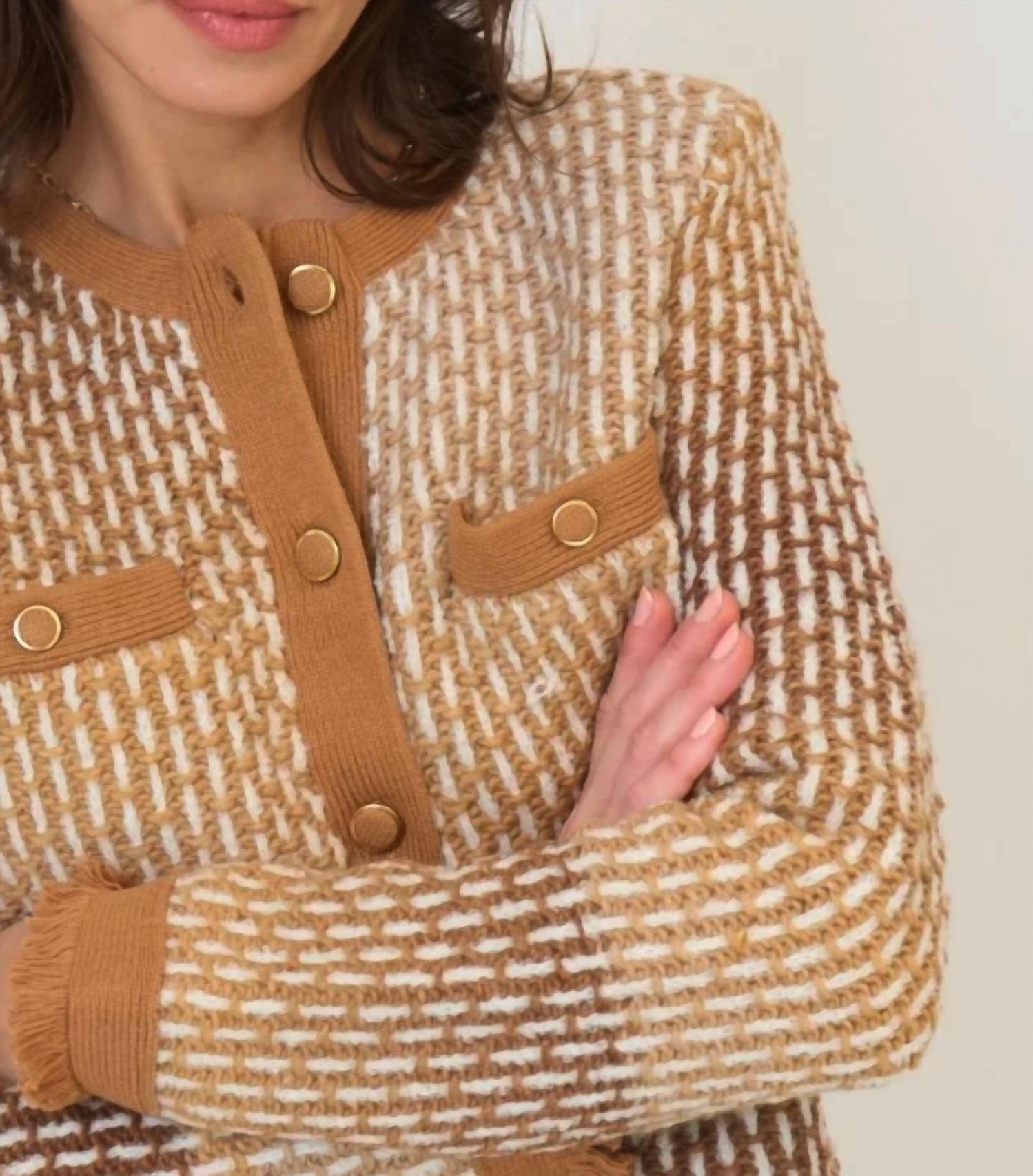 Central Park West - Elysse Spacedye Fringe Jacket