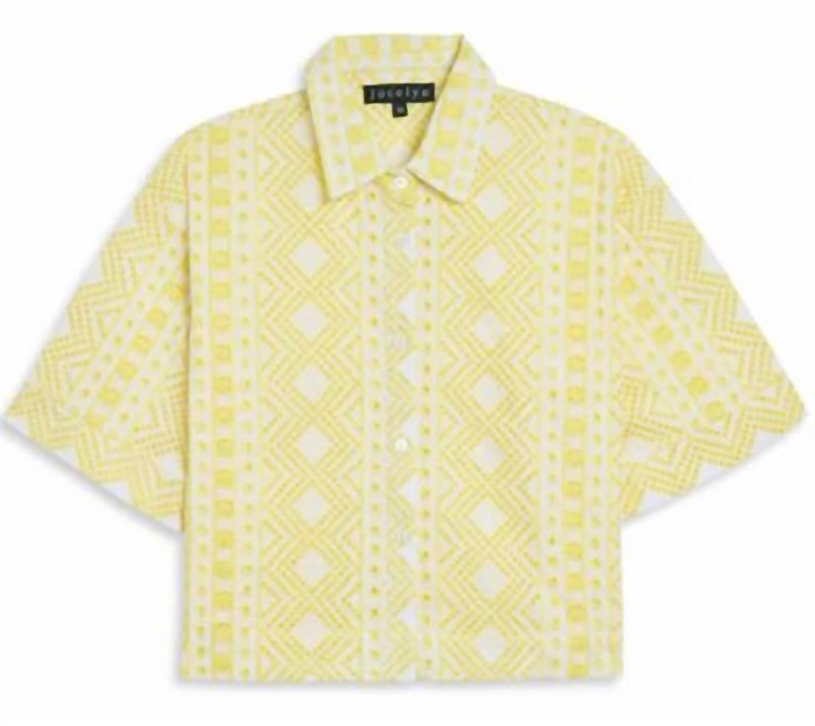 Jocelyn - Eyelet Camp Shirt