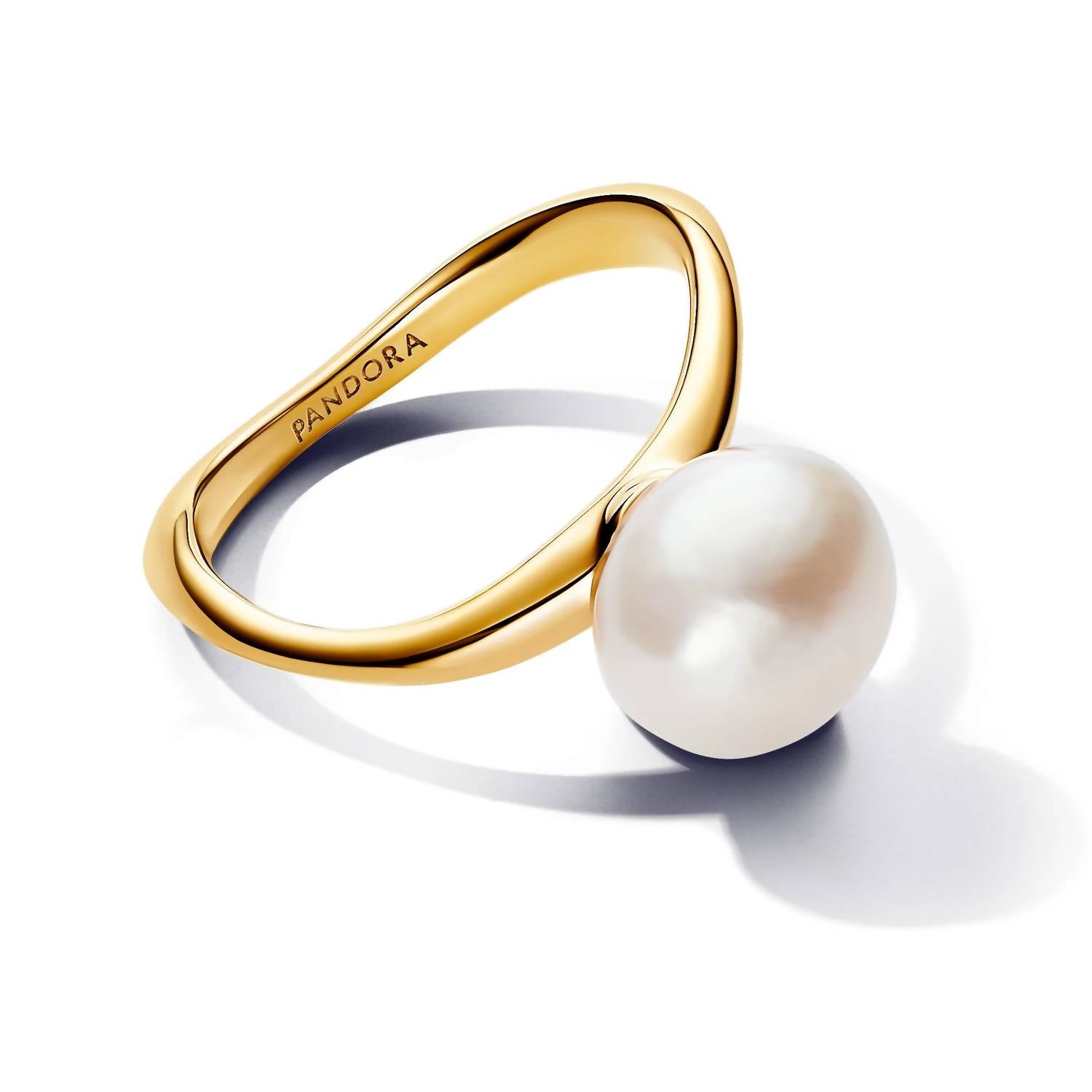 Pandora - Baroque Treated Freshwater Cultured Pearl Ring