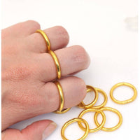 Woman Shops World - Women's Thai Buddhist Temple Kumlai Stackable Ring