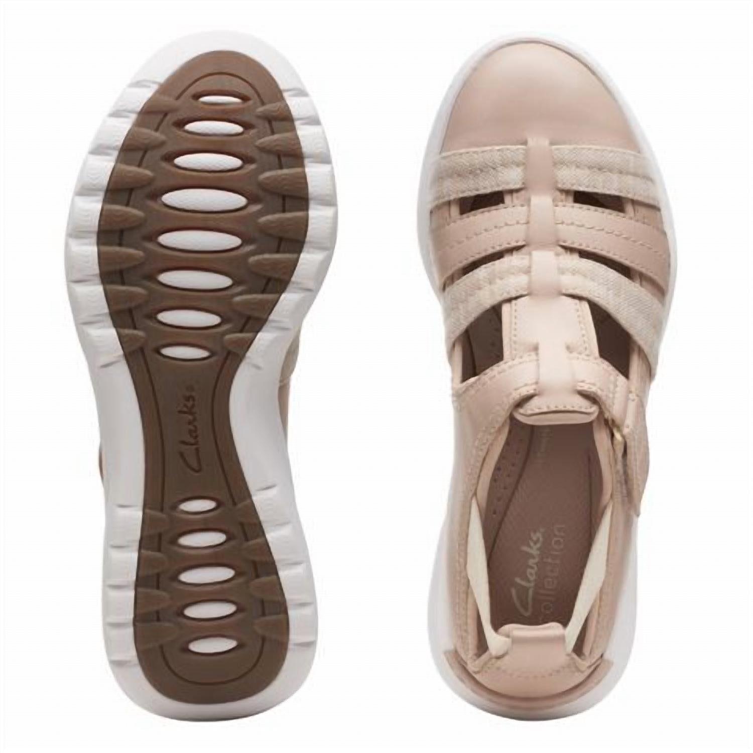 Clarks Women's Teagan Step Sandals in sand leather - women's sandal - view 7