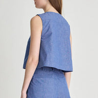 Apiece Apart - Godet Button Front Tank Top