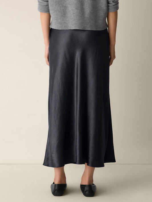 Eileen Fisher - Textured Satin Slip Skirt