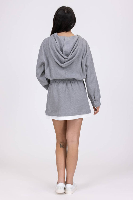 Heyson - Terry Hood Mini Dress