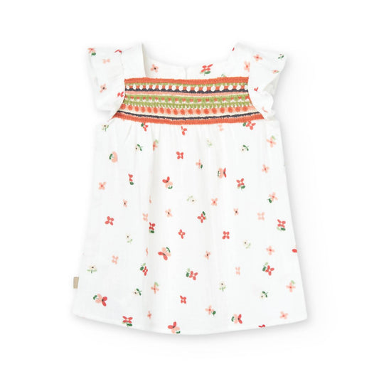 Boboli - Girls' Short Sleeve Dress