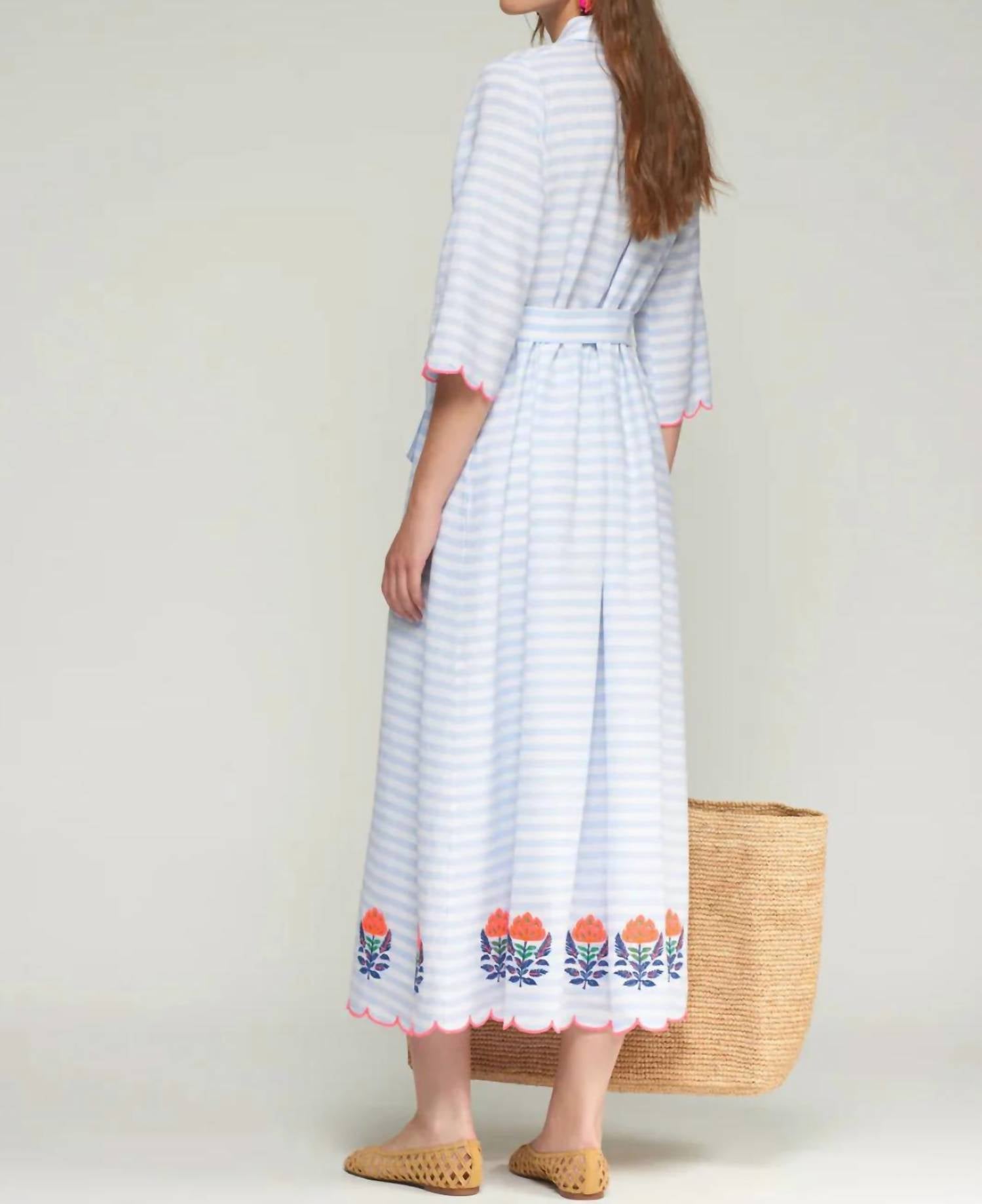 Vilagallo - Striped Shirt Dress