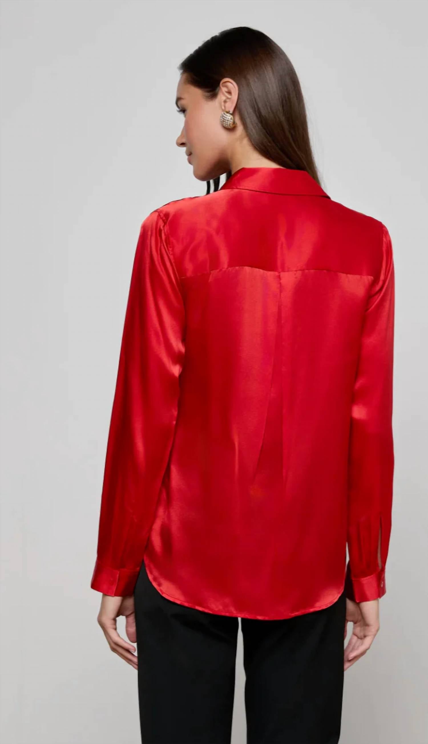 L'Agence - Tyler Long Sleeve Blouse