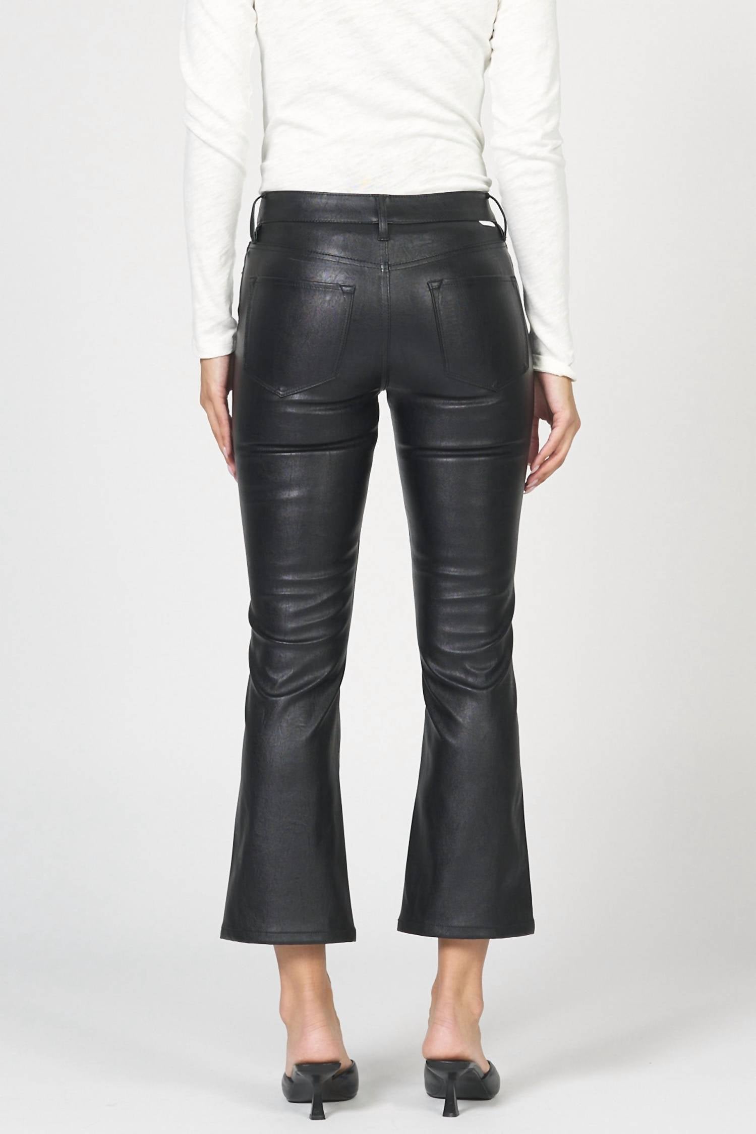 Dear John Denim - Jeanne Flare Vegan Leather Pants