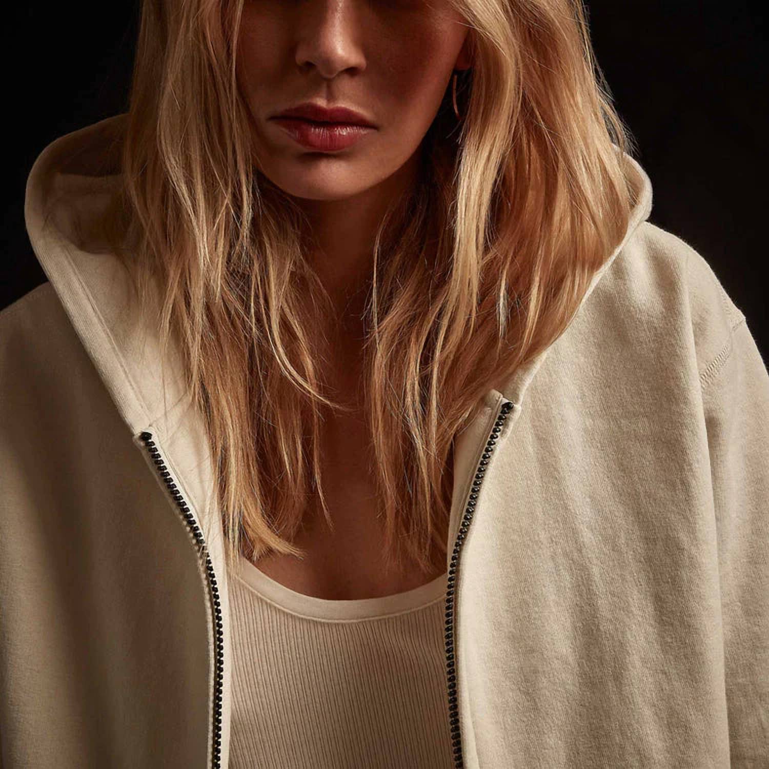 James Perse - Zip Up Hoodie Sweatshirt