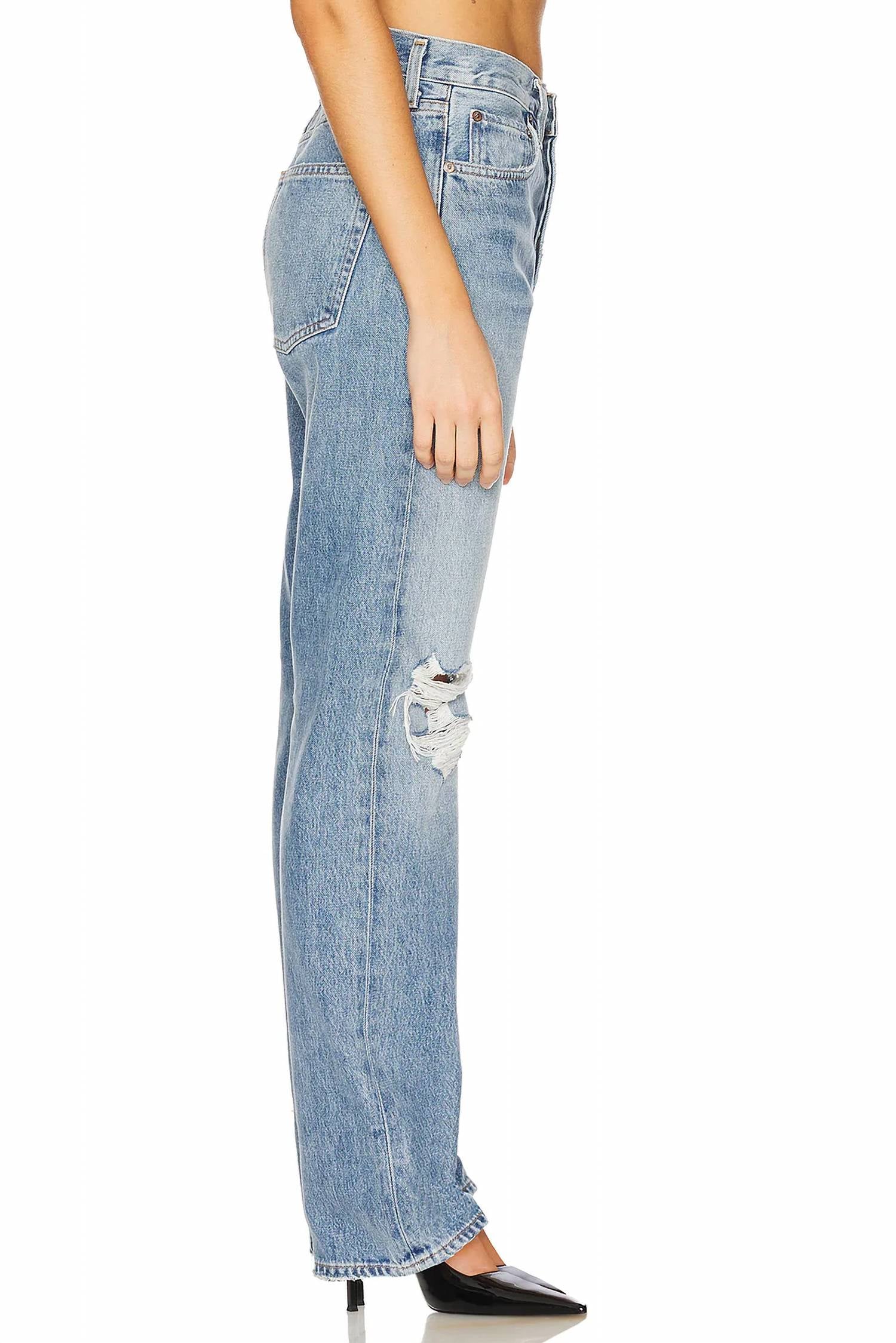 Agolde - Kelly High Rise Relaxed Straight Jeans