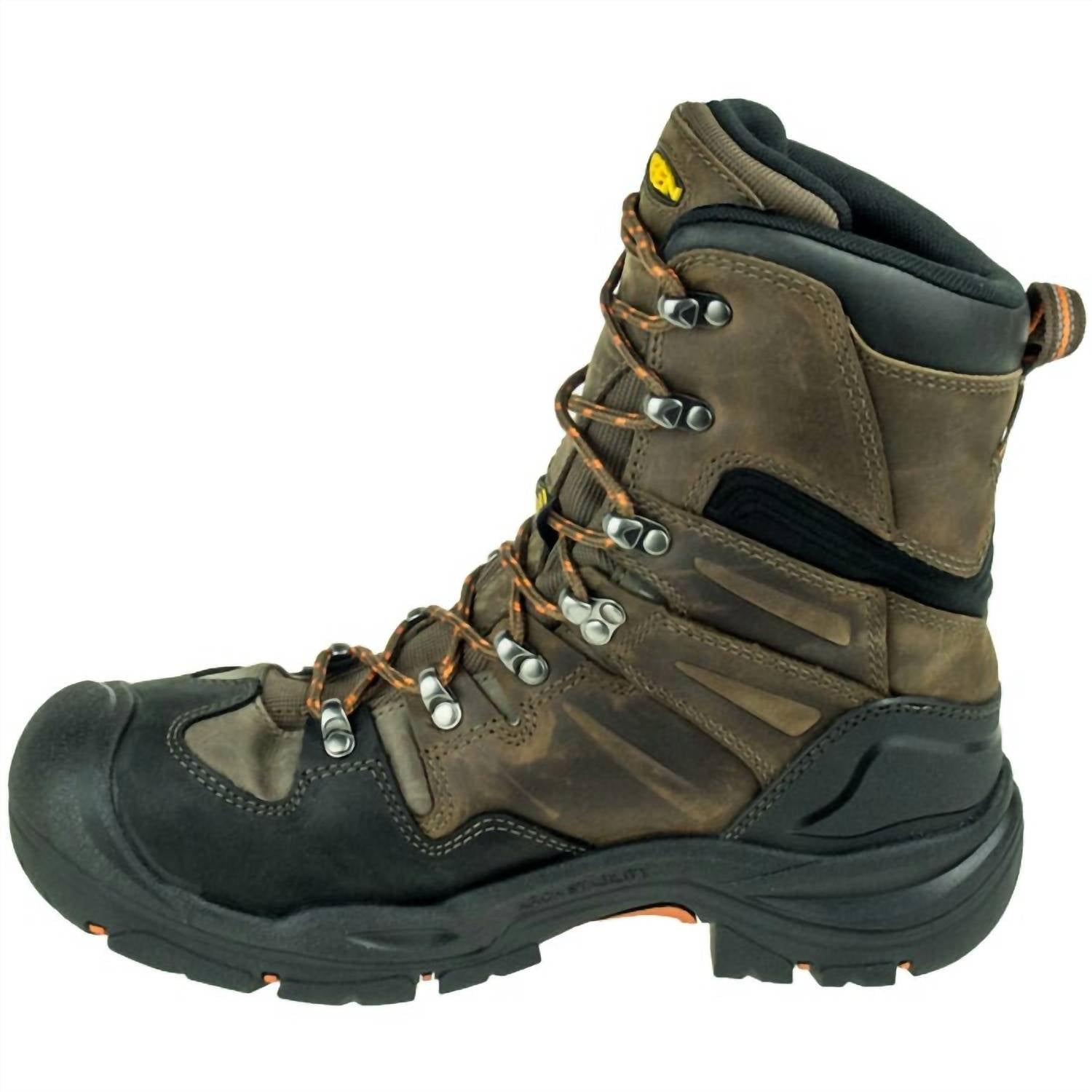 Keen Men's Coburg Waterproof Steel Toe Hiking Work Boots in brown - men's boots - view 4