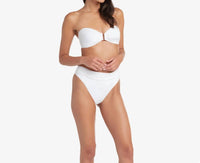 Helen Jon - Hook Back Tortoise Bandeau Bikini Top