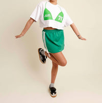 Hype And Vice - HOT FOR HERD CROPPED RAW HEM TEE