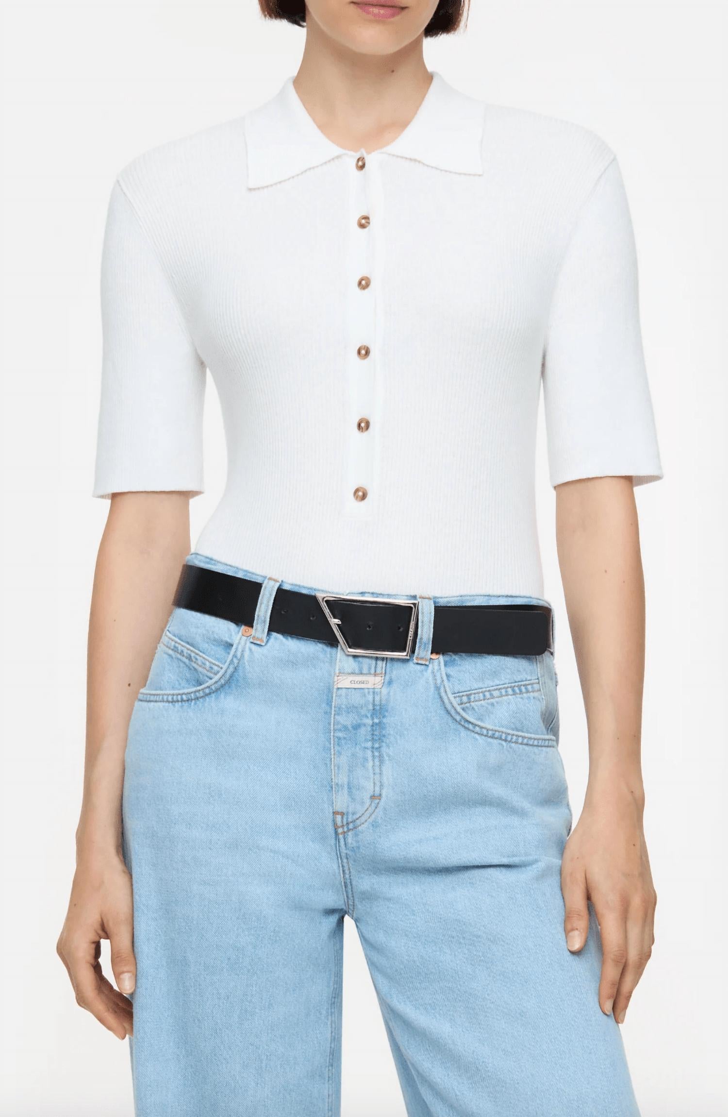 Closed - Polo Short Sleeve Top