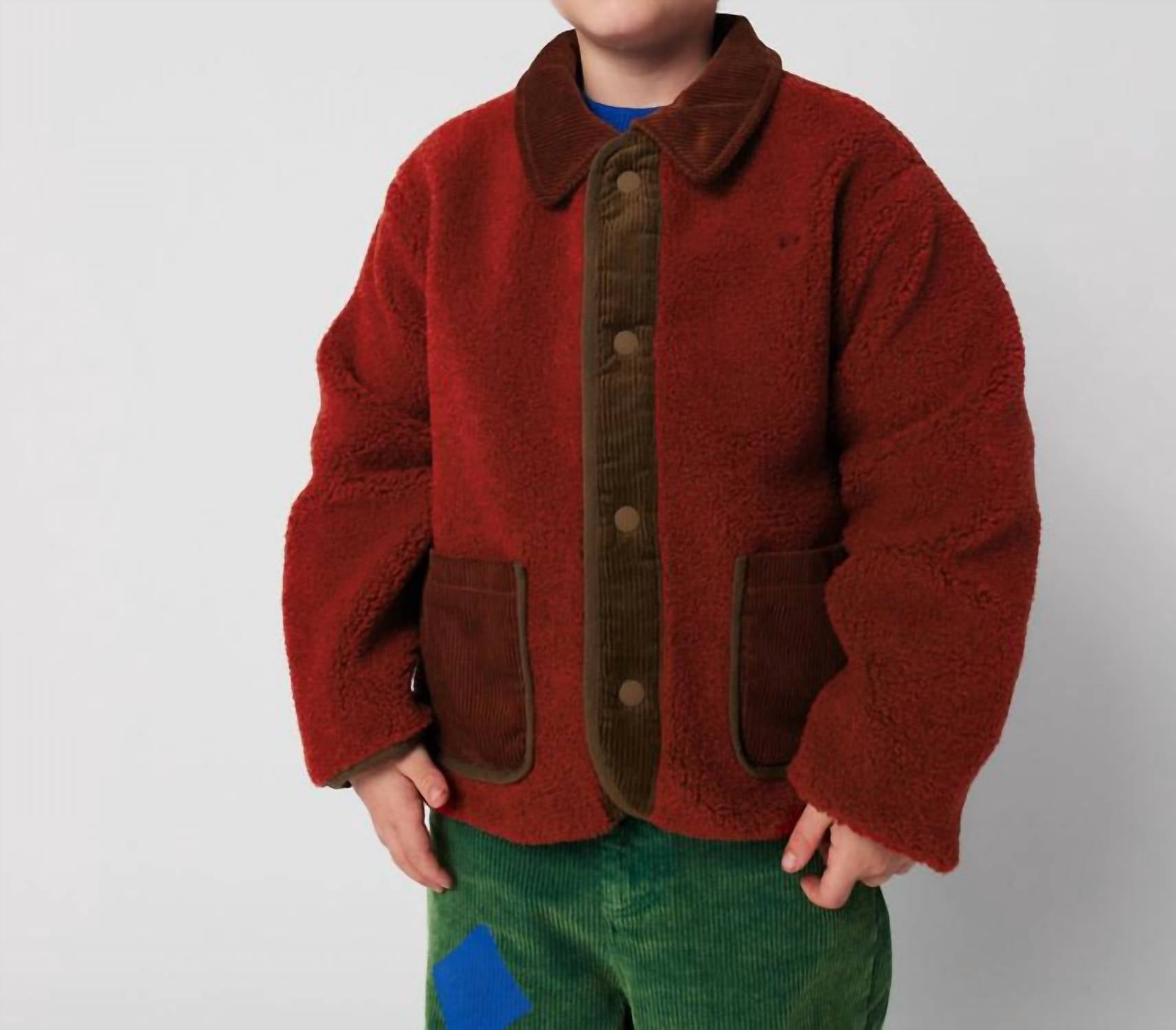 Bobo Choses - Tiles Reversible Sheepskin Jacket