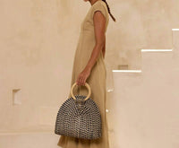 The Winding Road - Women's Palm Leaf Handbag