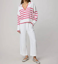 Splendid - Arden Stripe Polo Sweater