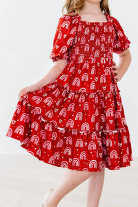 Mila & Rose - Girl's Cloud Nine Smocked Ruffle Twirl Dress