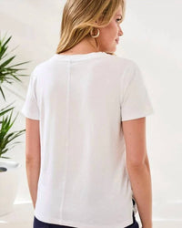Tribal - V-neck Rib Combo T-shirt