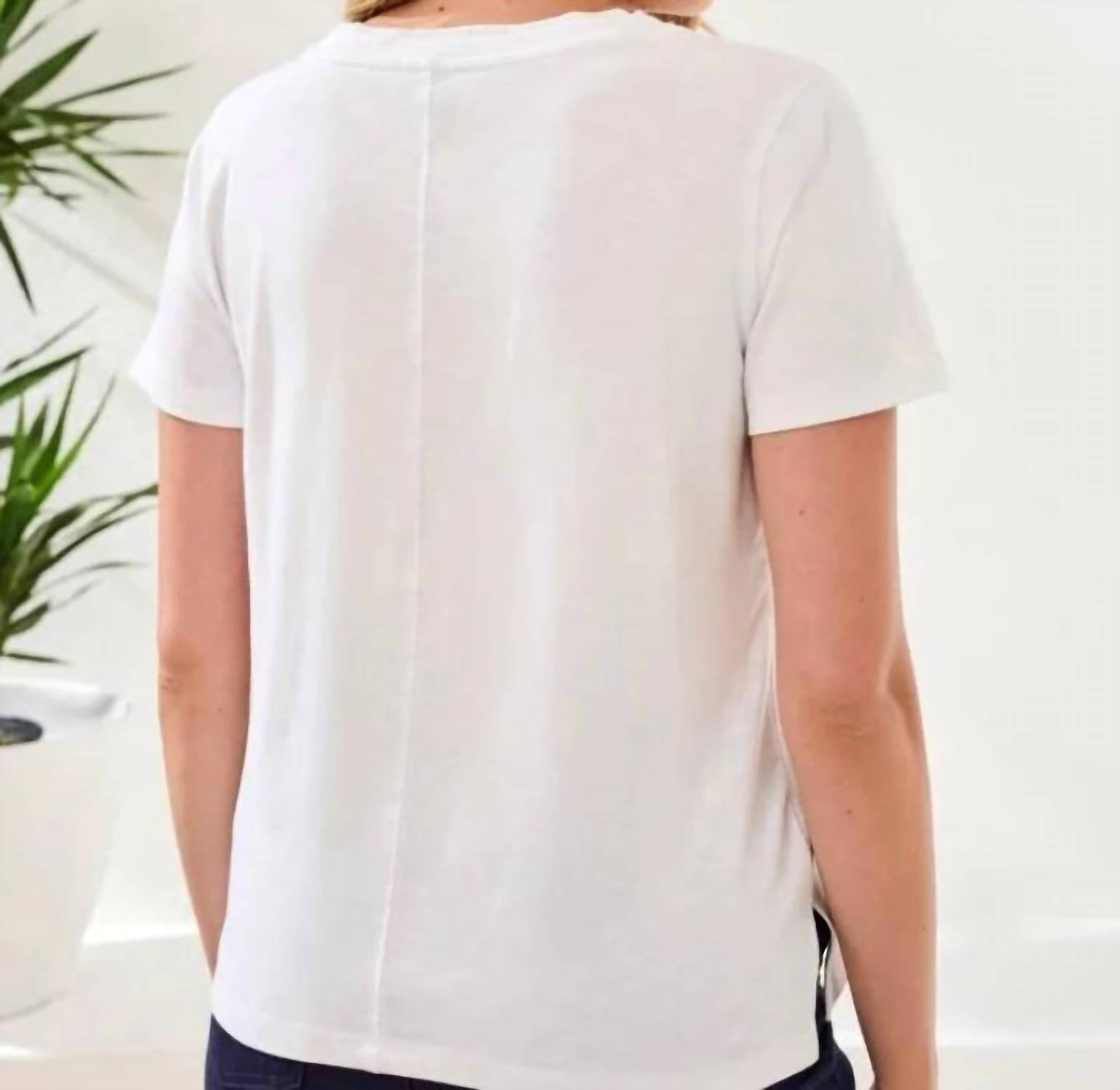 Tribal - V-neck Rib Combo T-shirt