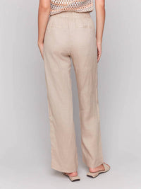 Charlie B - Pull On Linen Pant