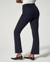 Spanx On-the-go Kick Flare Pants in classic navy - women's pants - view 4