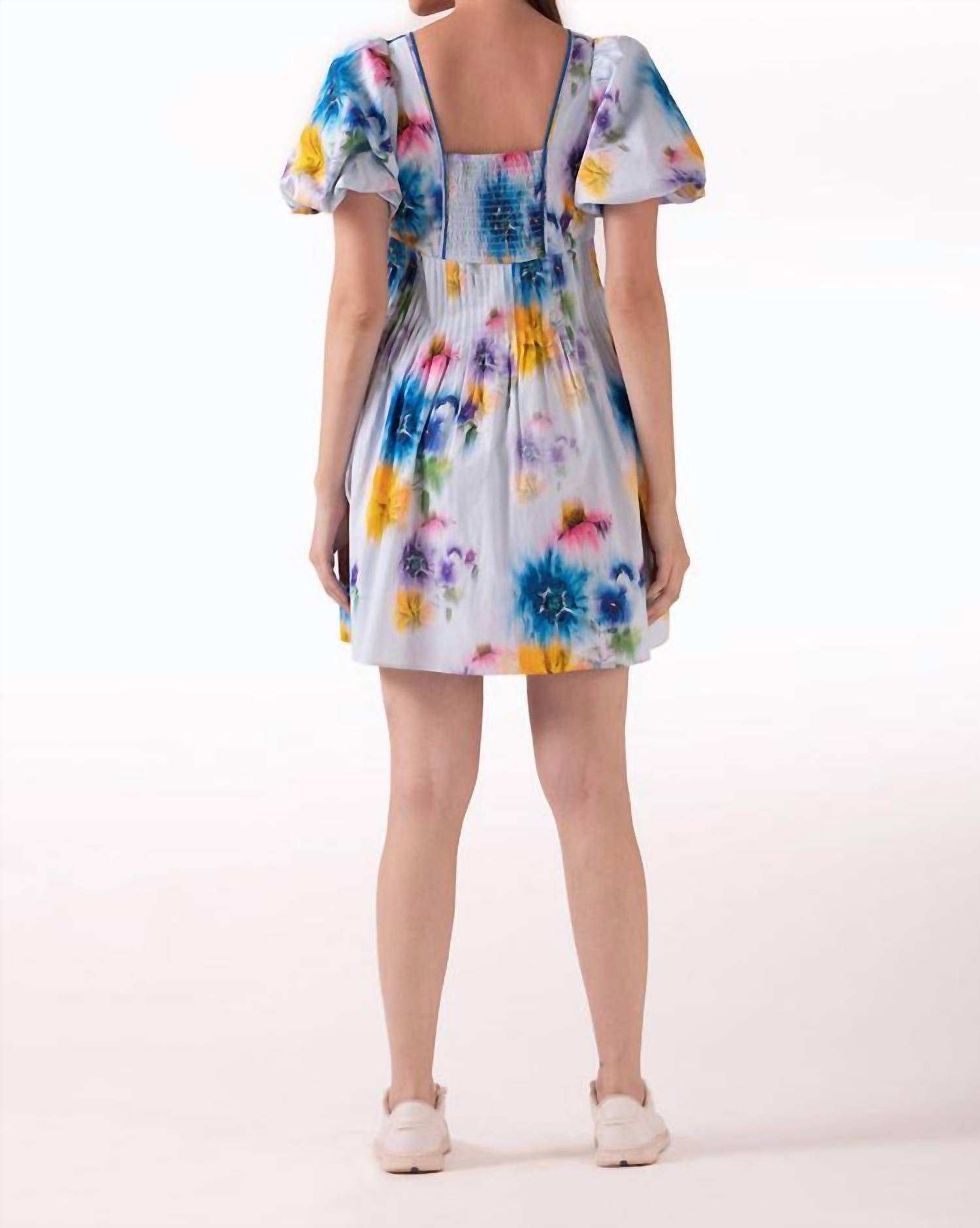 Celina Moon Jane Mini Dress in sky agadelle - women's dress - view 4