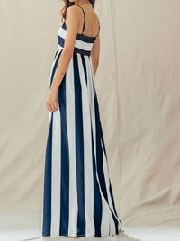 Urban Daizy - Striped Smocked Back Dress