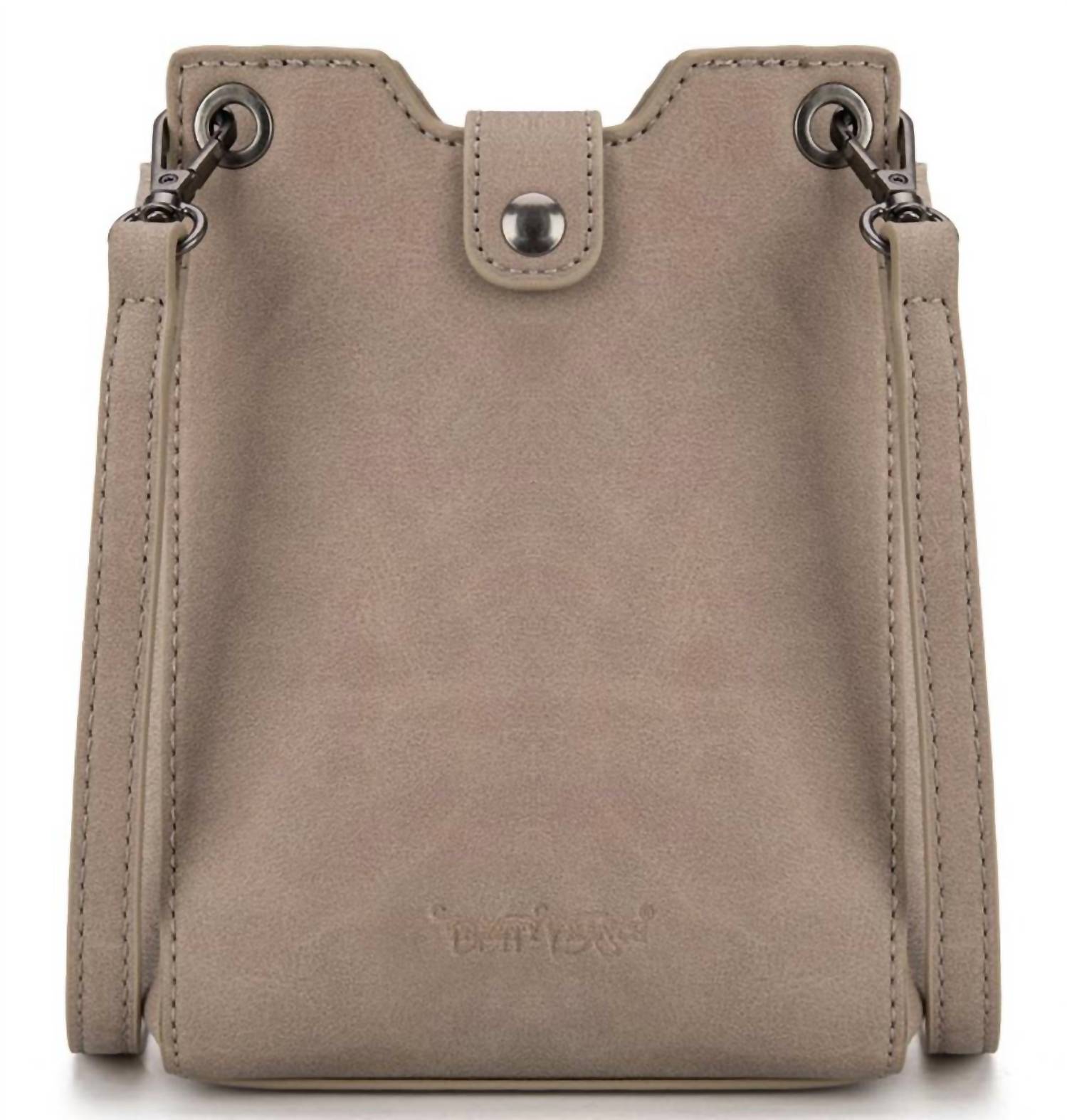 Trinity Ranch - Women's Floral Aztec Tooled Mini Tote