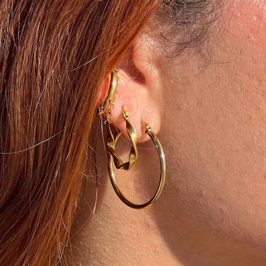 Ellie Vail - Women's Laurette Medium Hoop Earring