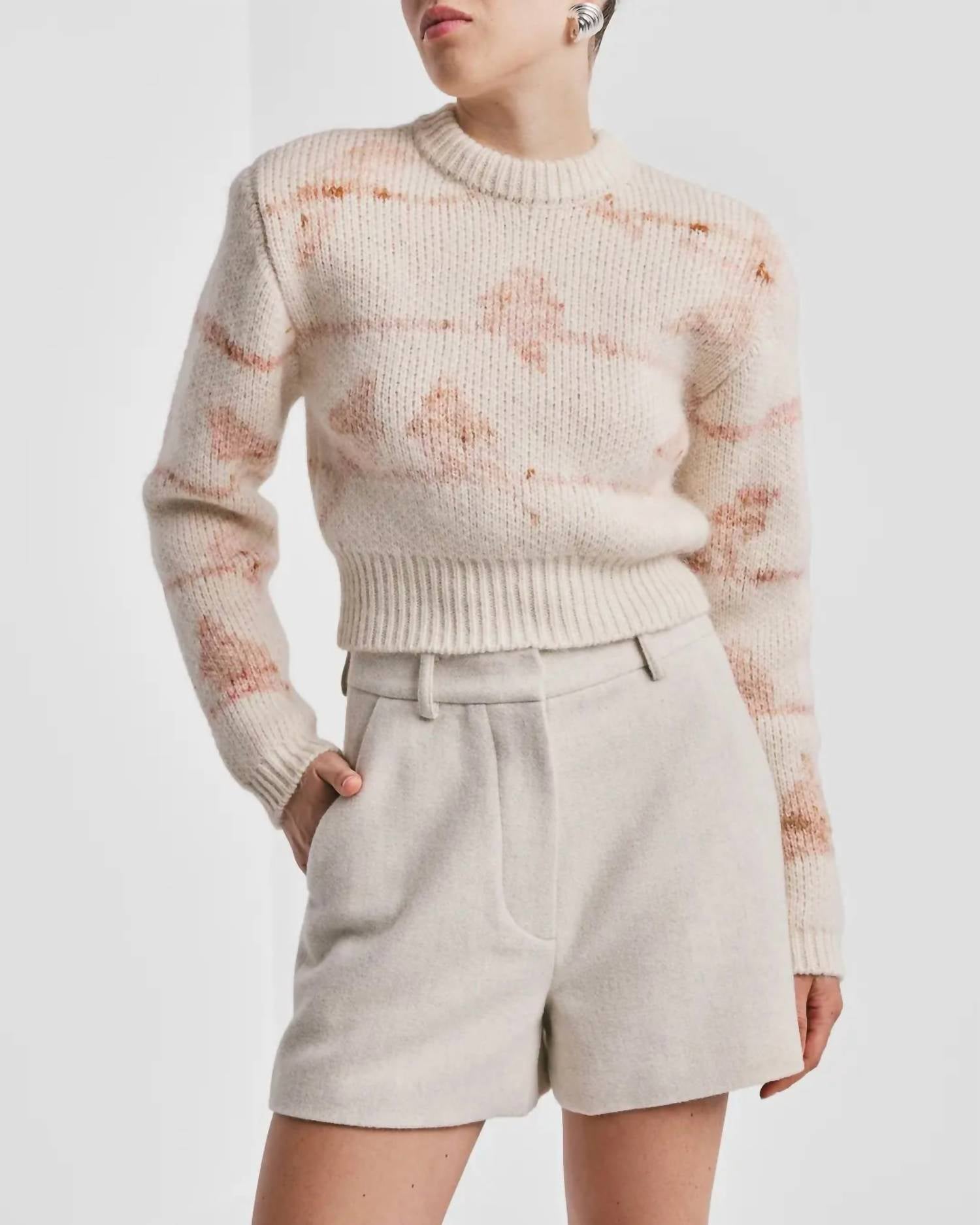 Bytimo - Women's Jacquard Knit Sweater