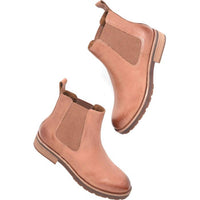 KORK-EASE Women's Bristol Boots in taupe - women's shoe - detail view