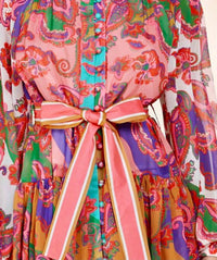 Little Secret Of Mine - Dare to Flare Paisley Mini Dress