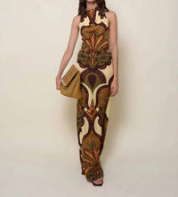 Johanna Ortiz - Finding Peace Silk Halter Dress