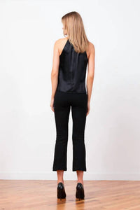 Avenue Montaigne Leo Boucle Pants in black - women's pants - alternate view