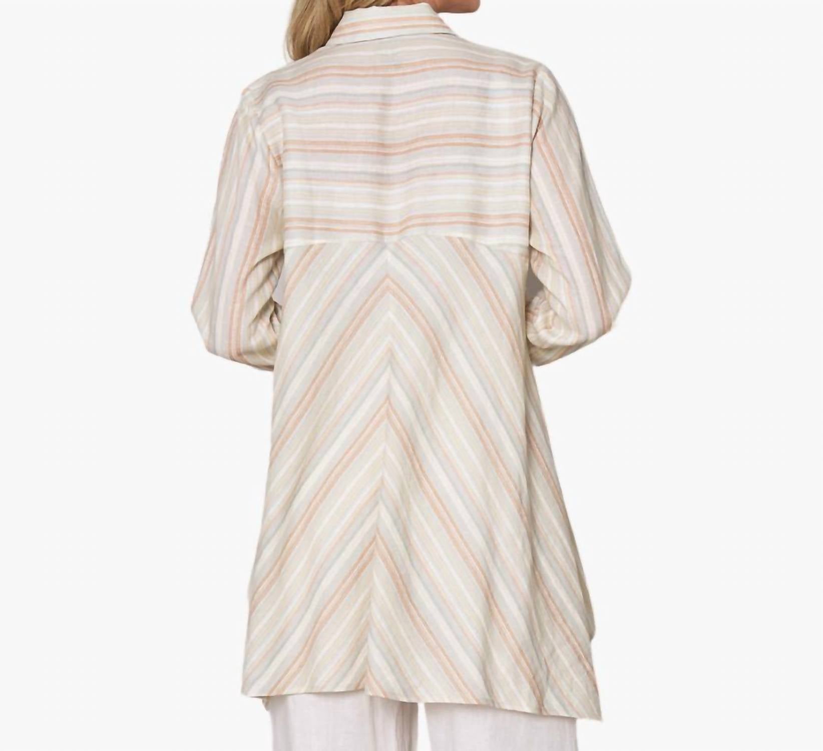 Stella Carakasi - Striped True Form Shirt