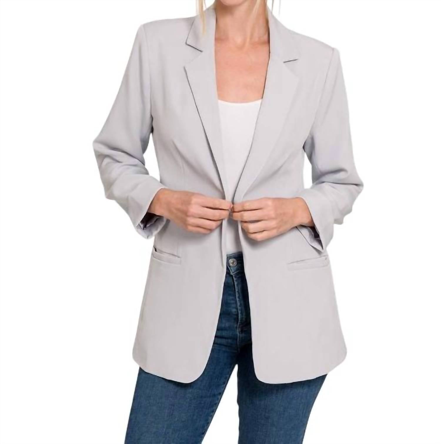 42Pops - Open Front Classic Blazer