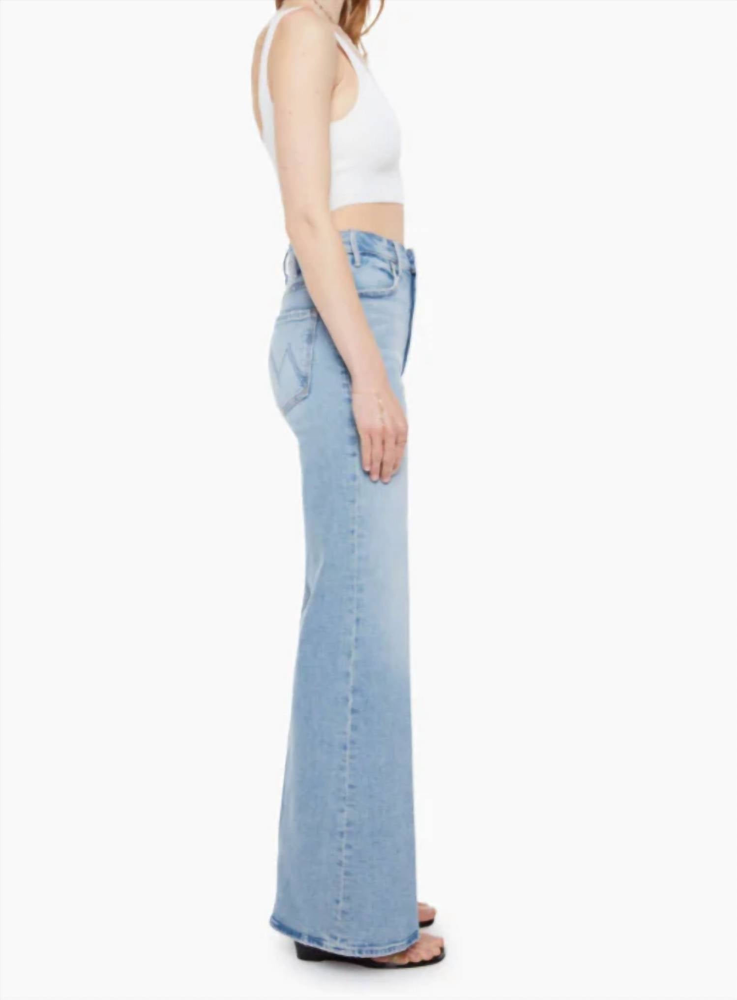 Mother - Hustler Roller Sneak Wide Leg Jeans