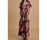 Skylar Rose - Puff Sleeve Maxi Dress