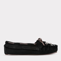 Lamo Women's Classic Alita Slip-on Moccasin in black - women's shoe