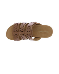Easy Spirit - Women's Bazel 3 Faux Leather Slide Sandals