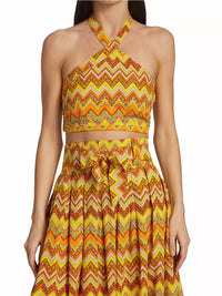 CROSS BODY CROP TOP