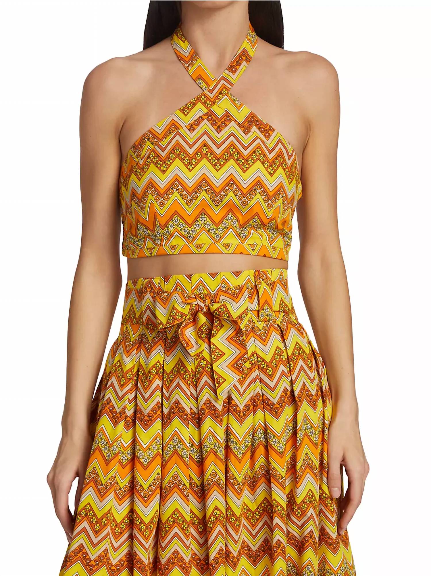 CROSS BODY CROP TOP