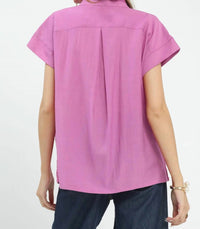 Umgee - Lace Button Front Top