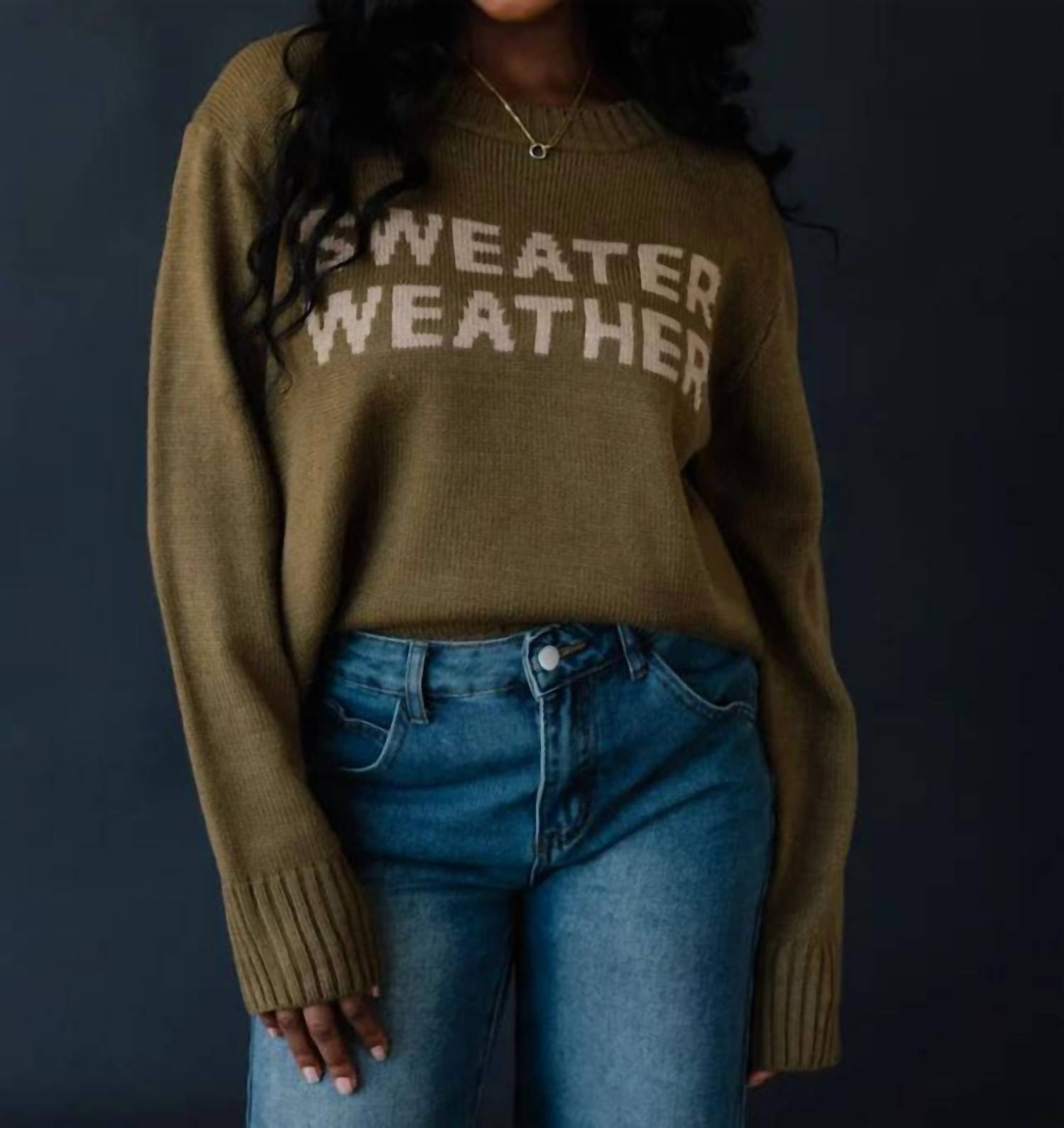 Panache Apparel - Sweater Weather Graphic Sweater