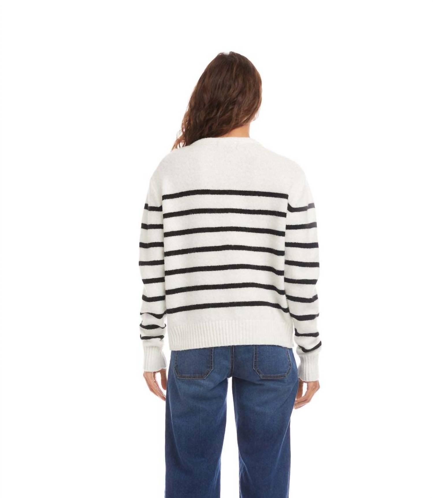 Karen Kane - hidden gem lace up sweater