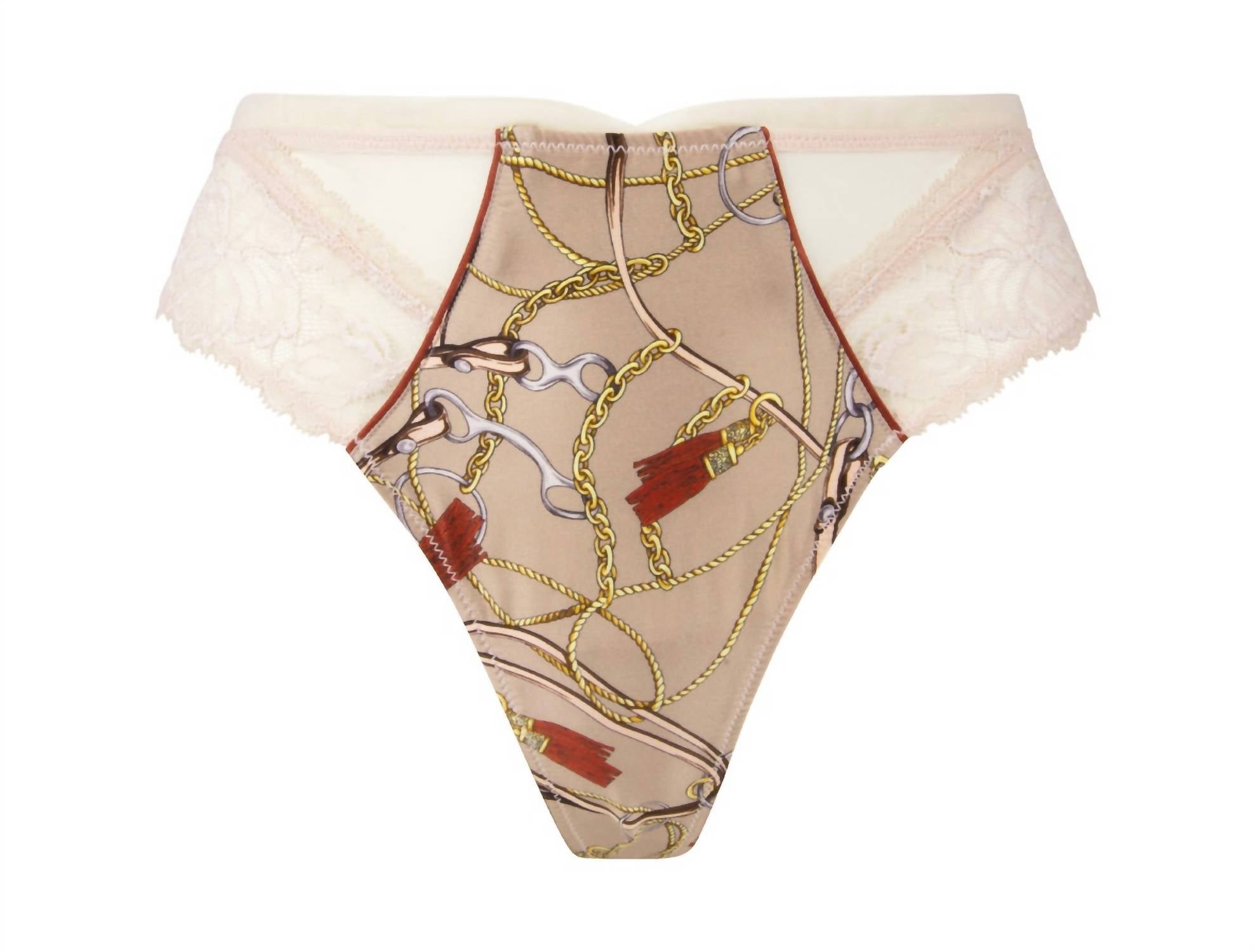 Lise Charmel Seduction Cavaliere Thong in ambre cavaliere 1 - women's intimate - alternate view