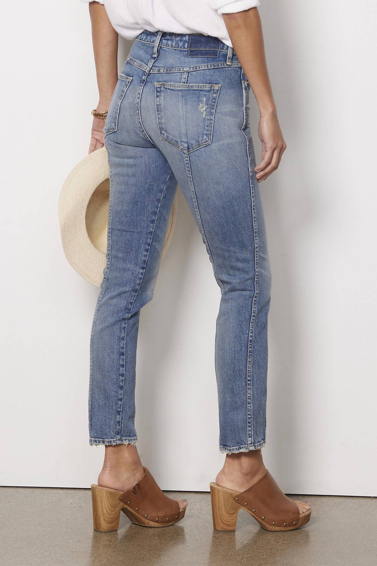 SEAMED CHELSEA LONG JEAN