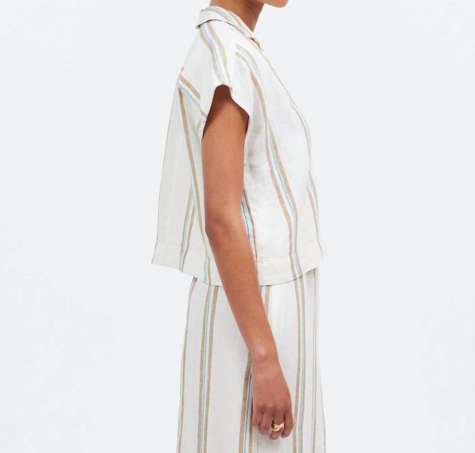 Madewell - Boxy Cap-sleeve Shirt