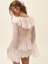 For Love & Lemons - Lila Flare Top
